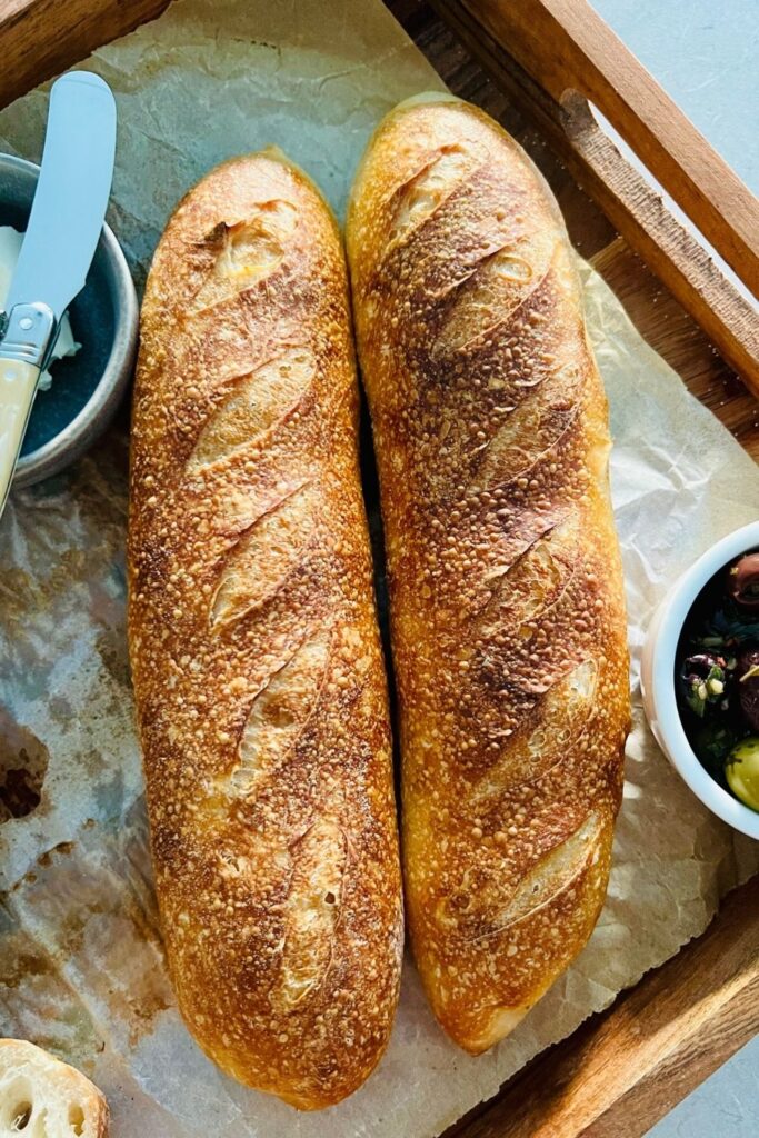 Best sourdough bread recipes - beginner sourdough baguette recipe