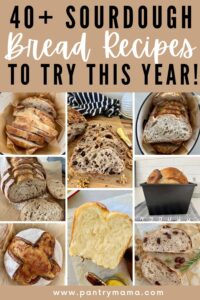40+ Sourdough Bread Recipes You Must Try - The Pantry Mama