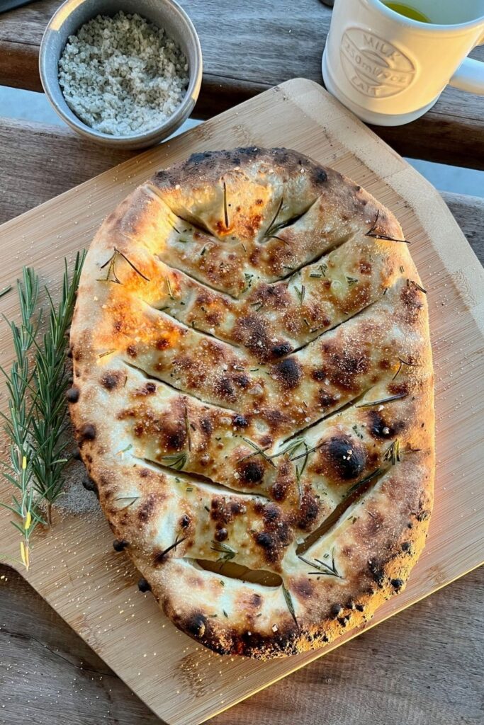 Sourdough Bread Recipe - Sourdough Fougasse French Flat Bread