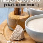 YEAST VS SOURDOUGH STARTER - WHATS THE DIFFERENCE - PINTEREST IMAGE