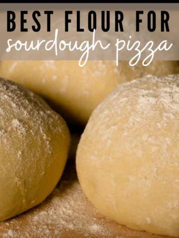 Best flour for sourdough pizza - pinterest image