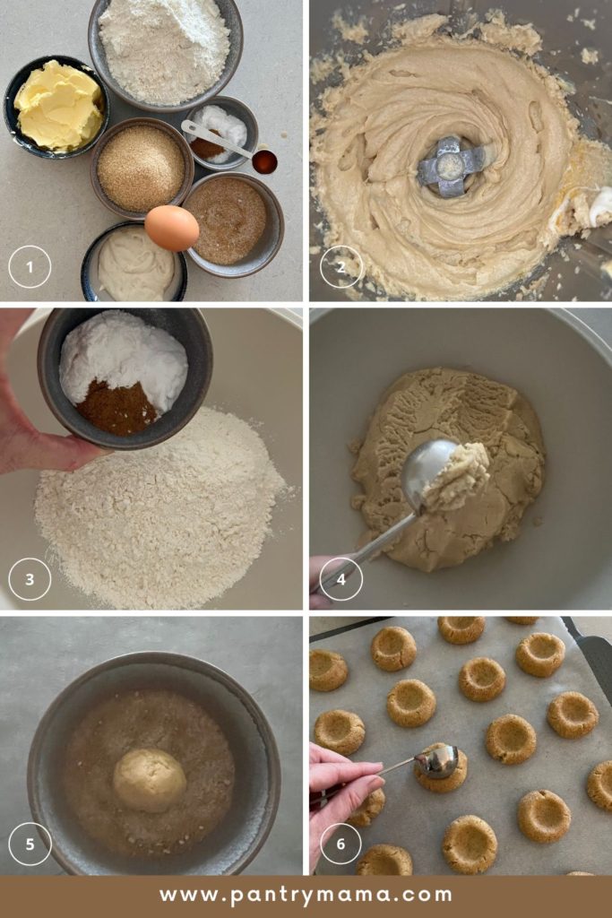 HOW TO MAKE SNICKERDOODLE COOKIES - PROCESS PHOTOS