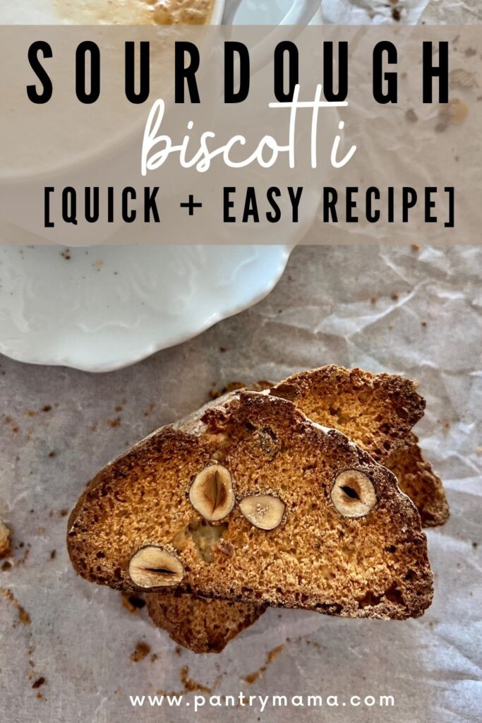 SOURDOUGH BISCOTTI - Pinterest Image