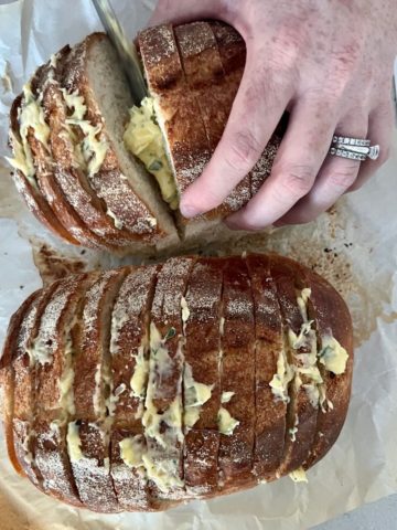 Sourdough Garlic Bread