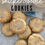 Sourdough snickerdoodle cookies - Pinterest Image