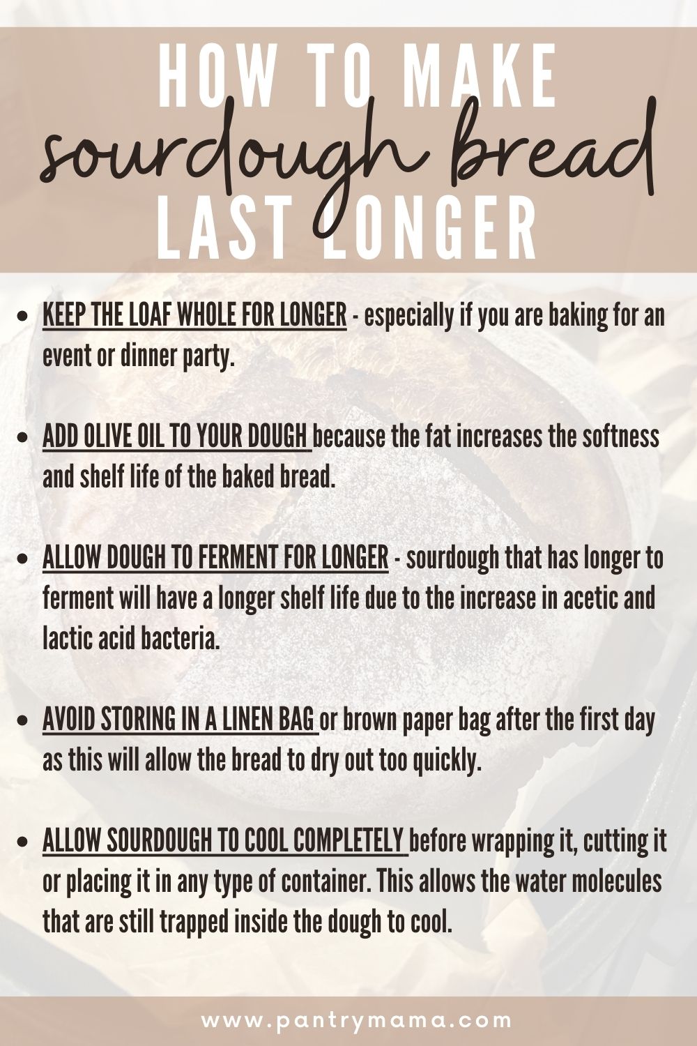 How Long Does Sourdough Bread Last? The Pantry Mama