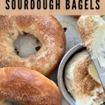 CINNAMON RAISIN SOURDOUGH BAGELS - PINTEREST IMAGE