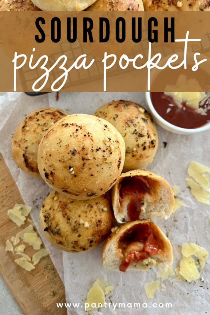 Sourdough Pizza Pockets - Pinterest Image