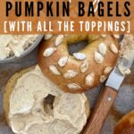 SOURDOUGH PUMPKIN BAGELS - PINTEREST IMAGE