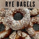 SOURDOUGH RYE BAGELS - PINTEREST IMAGE