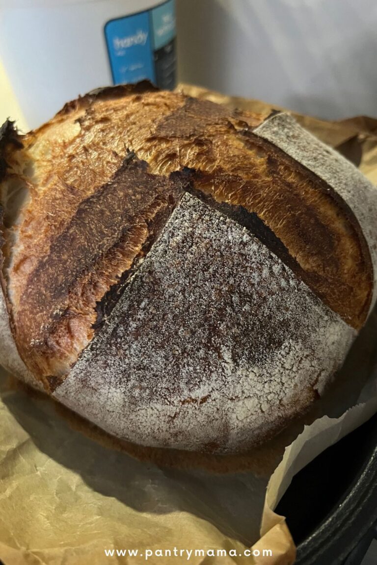 Long Fermented Sourdough Bread The Pantry Mama