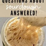 WEIRDEST QUESTIONS ABOUT SOURDOUGH ANSWERED - PINTEREST IMAGE