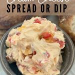 Roasted Red Pepper Cream Cheese Dip or Spread