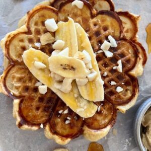 SOURDOUGH BANANA WAFFLES - RECIPE FEATURE IMAGE