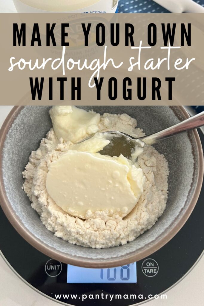 YOGURT SOURDOUGH STARTER - PINTEREST IMAGE