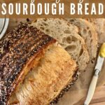 EVERYTHING BAGEL SOURDOUGH BREAD - PINTEREST IMAGE