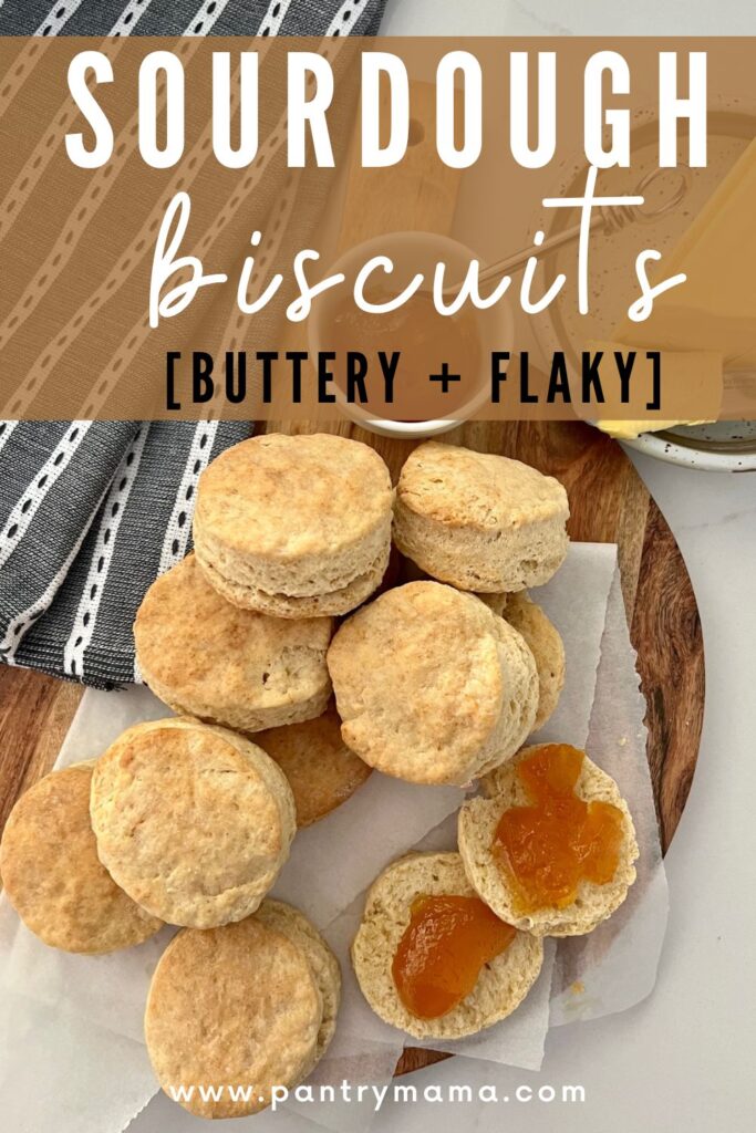 Flaky Sourdough Biscuits