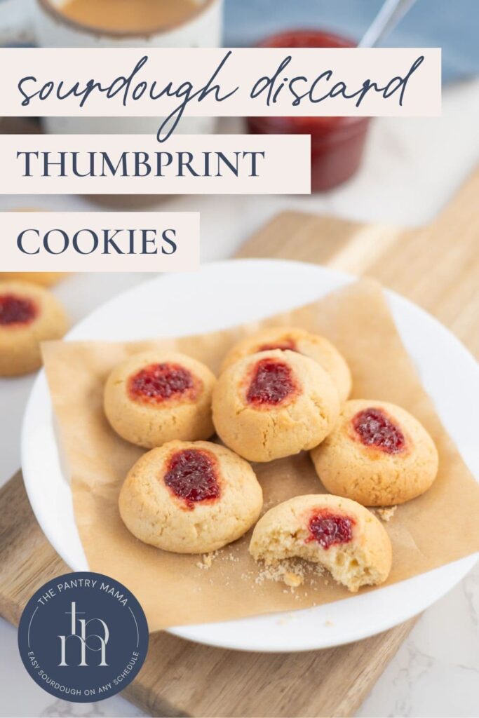 Sourdough thumbprint cookies - Pinterest Pins