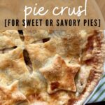 Sourdough pie crust - social media image