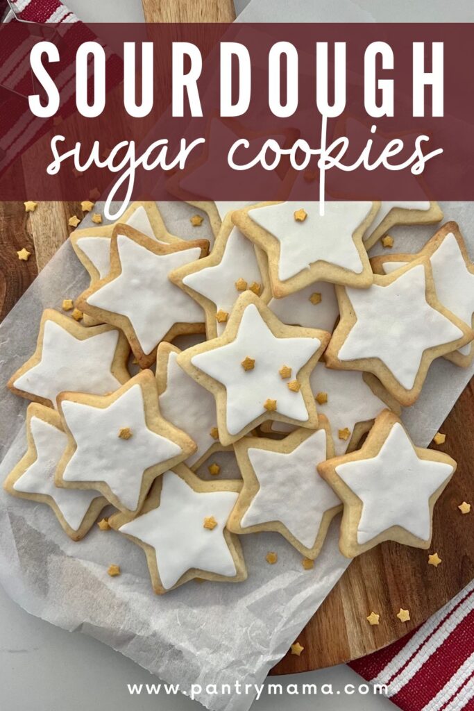 SOURDOUGH SUGAR COOKIES - PINTEREST IMAGE