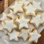 SOURDOUGH SUGAR COOKIES WITH WHITE FONDANT ICING - RECIPE FEATURE IMAGE