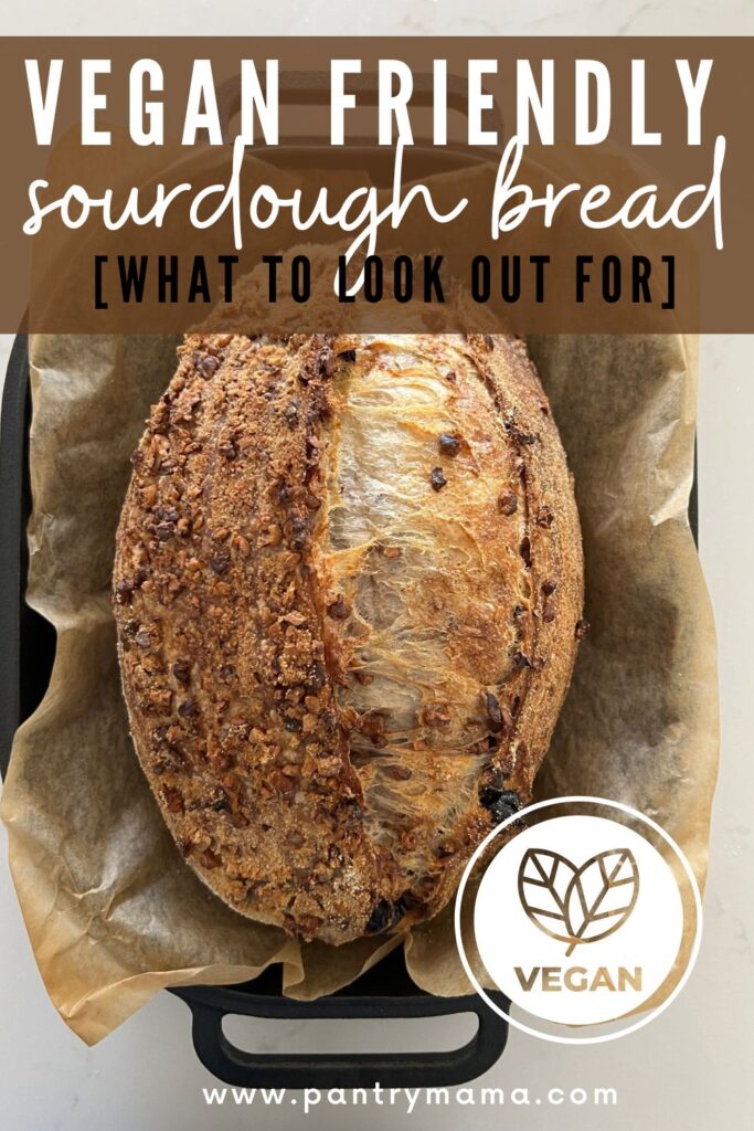 IS SOURDOUGH BREAD VEGAN? PINTEREST IMAGE