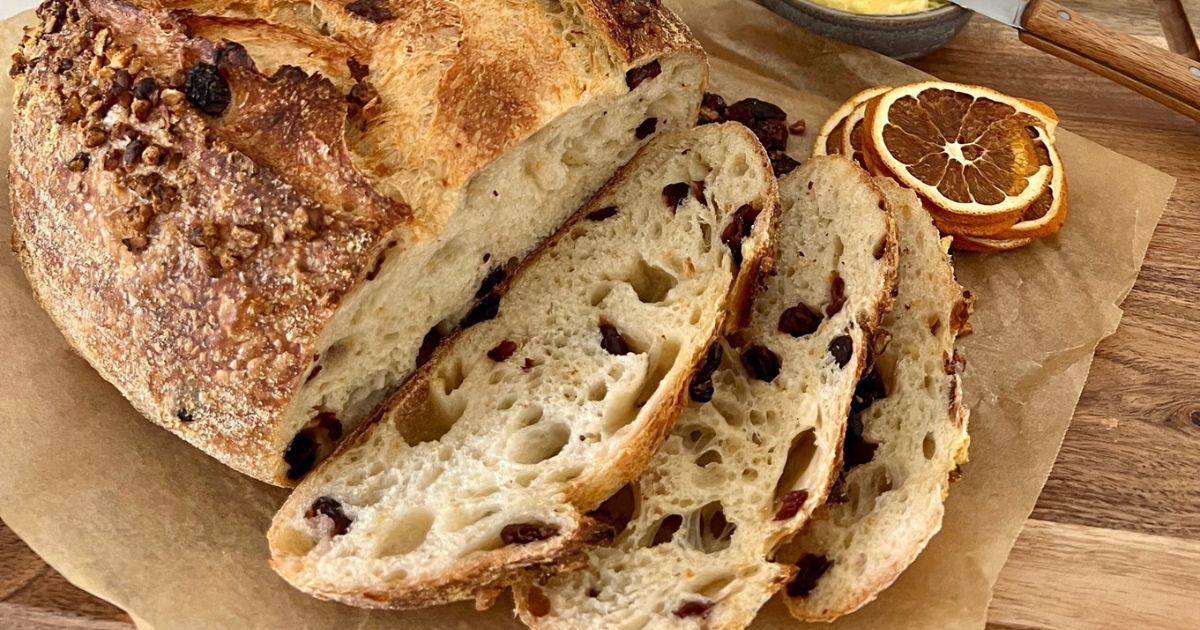 Orange Cranberry Sourdough Bread The Pantry Mama