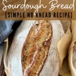 RUSTIC SOURDOUGH BREAD - PINTEREST IMAGE