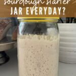 SHOULD I CLEAN MY SOURDOUGH STARTER JAR - PINTEREST IMAGE