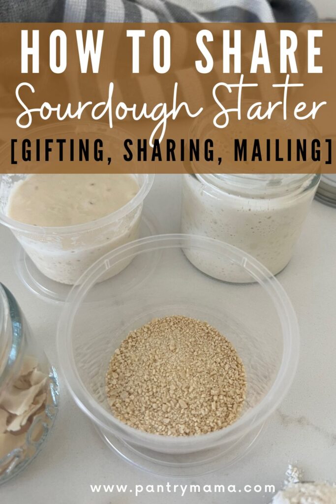 How to Share Sourdough Starter - Pinterest Image