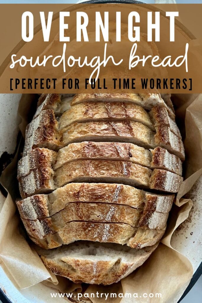 OVERNIGHT SOURDOUGH BREAD - PINTEREST IMAGE