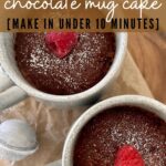 SOURDOUGH DISCARD MUG CAKE - PINTEREST IMAGE