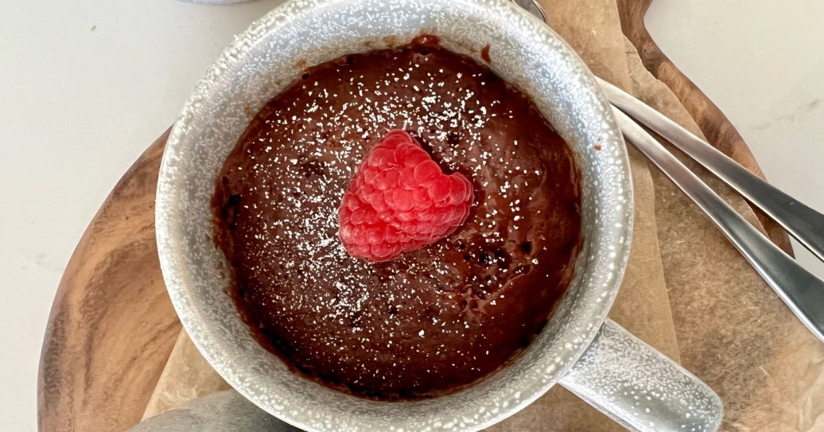 Sourdough Discard Mug Cake [quick sourdough recipe] The Pantry Mama