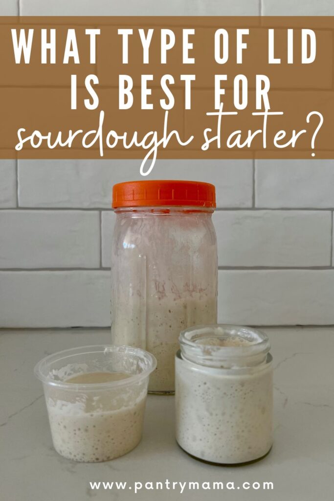 SOURDOUGH STARTER LID ON OR OFF - PINTEREST IMAGE