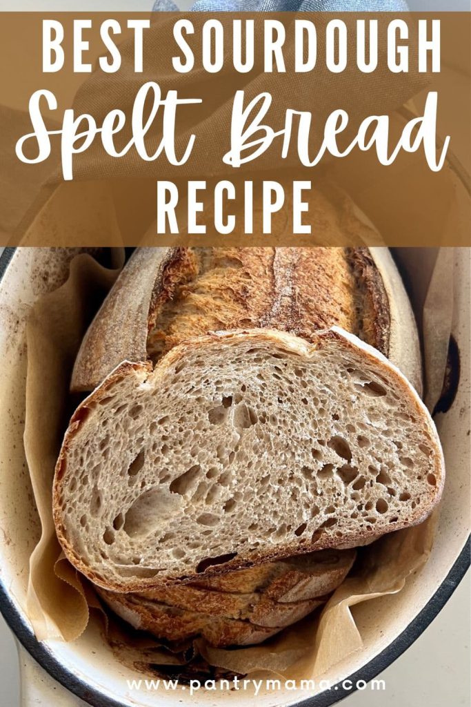 Sourdough Spelt Bread Pinterest Image
