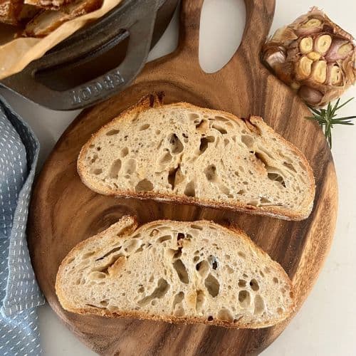 Roasted Garlic Sourdough Bread Recipe-image