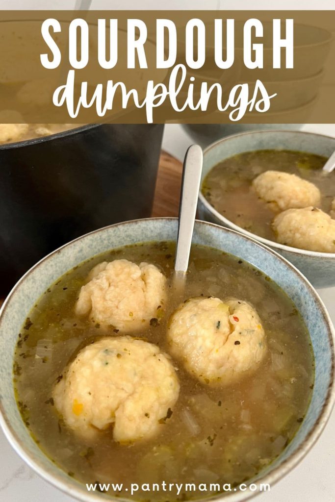 Sourdough Dumplings - Pinterest Image