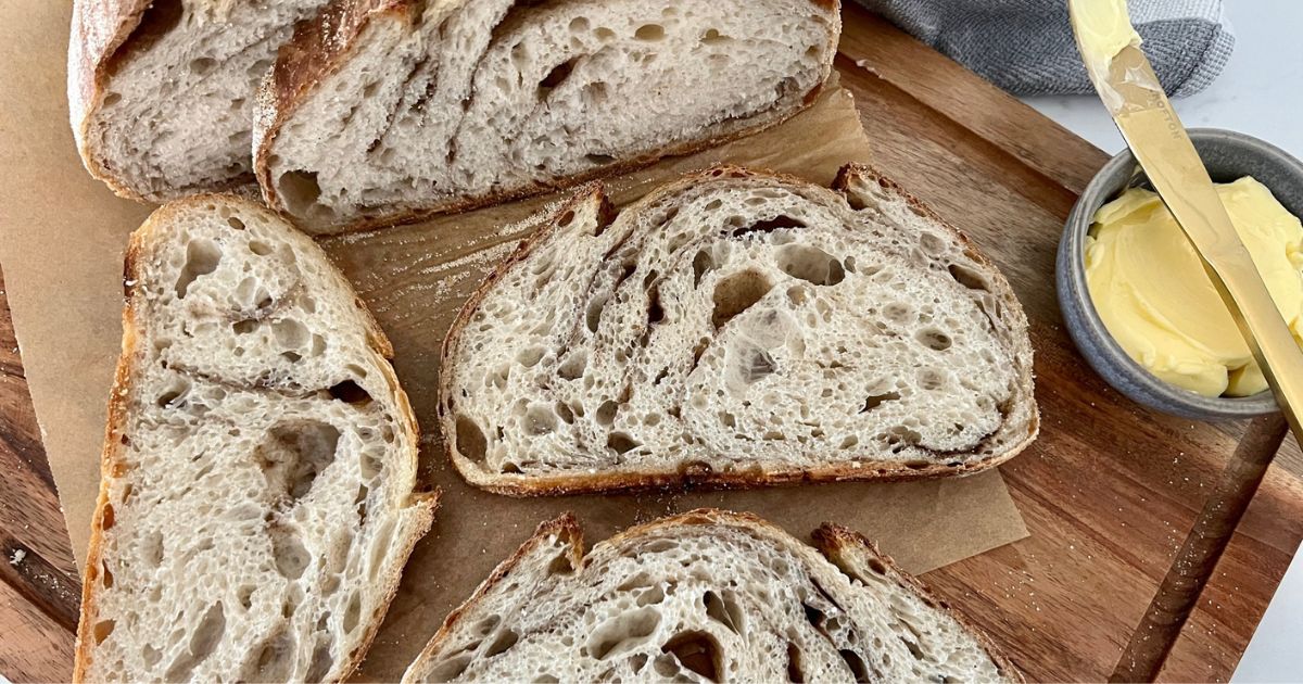 Cinnamon Swirl Sourdough Bread [with step by step video] The Pantry Mama