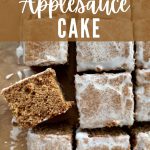 Sourdough Applesauce Cake - Pinterest Image