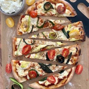 SOURDOUGH ZUCCHINI PIZZA - RECIPE FEATURE IMAGE
