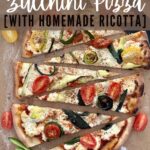 SOURDOUGH ZUCCHINI PIZZA - PINTEREST IMAGE