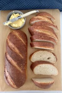 Easy Sourdough French Bread Recipe [with discard option] - The Pantry Mama