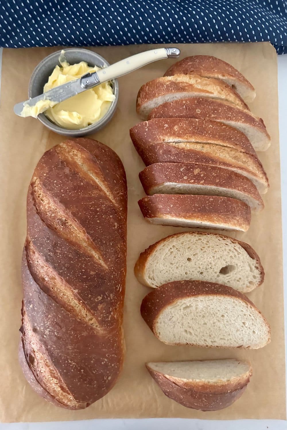 Easy Sourdough French Bread Recipe [with discard option] The Pantry Mama