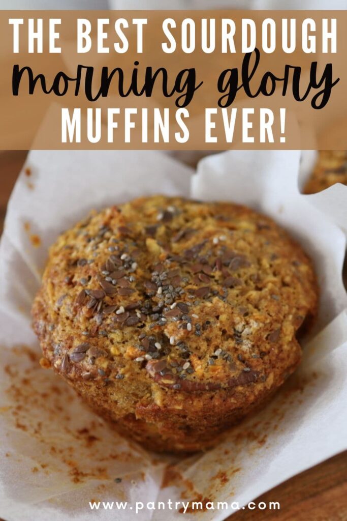 SOURDOUGH MORNING GLORY MUFFINS - PINTEREST IMAGE