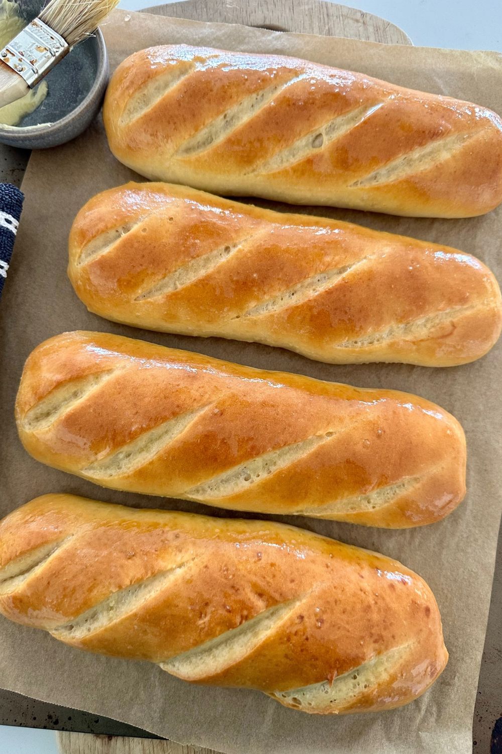 Sourdough Sandwich Rolls [Sourdough Hoagie Rolls] - The Pantry Mama