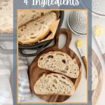 4 ingredients for better sourdough - pinterest image