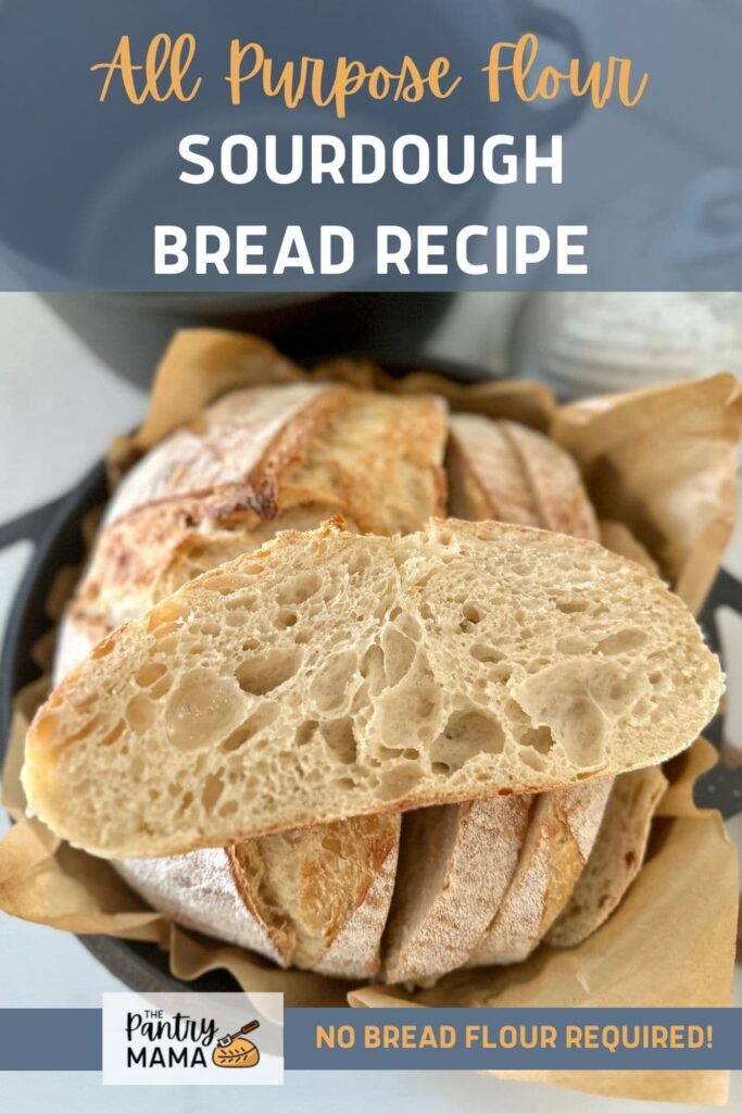 ALL PURPOSE SOURDOUGH BREAD - PINTEREST PIN