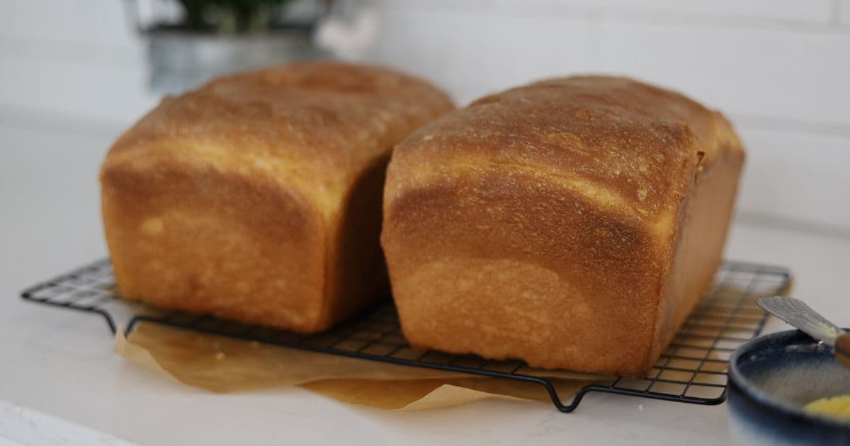 Sourdough Sandwich Bread using Bread Starter - Hostess At Heart