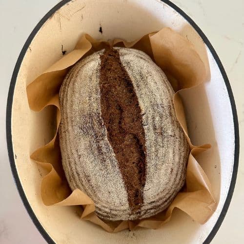 Sourdough Pumpernickel Bread (Dark Rye)-image