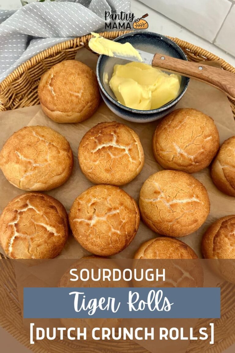 Easy Sourdough Tiger Rolls [Dutch Crunch Topping] The Pantry Mama